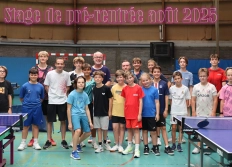Stage de Prérentrée fin août